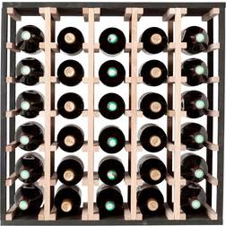 Caverack Alda 30 Flasker Egetræ Og Sort Vinreol