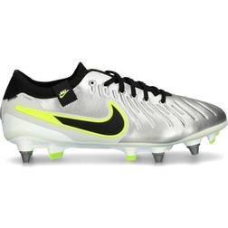 Nike Tiempo Legend 10 Elite SG-PRO Player Edition - Sølv/Sort/Neon