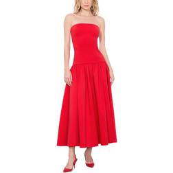 Alice + Olivia Oriana Strapless Drop Waist Dress