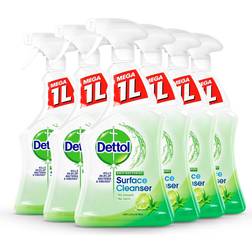 Dettol Antibacterial Disinfectant Spray Lime and Mint 6-Pack 6x1 All-Purpose Bathroom Cleaner