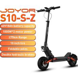 Joyor S10-SZ Elektroroller für Erwachsene 1000-W 60 V