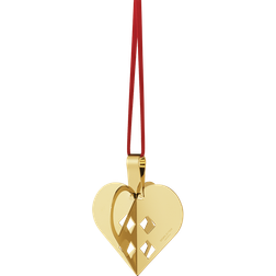 Georg Jensen 2025 Holiday Ornament Hjerte Forgyldt Juletræspynt
