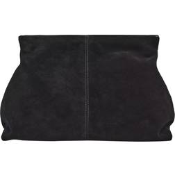 Flattered Clay Suede Oversized Clutch Bag