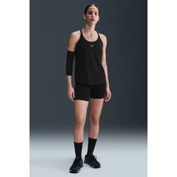 Nike One Dri-FIT Strappy Tanktop Dames - Zwart