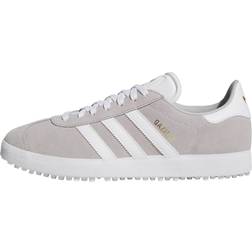 adidas Gazelle Spikeless Golfskor - Grey Two/Cloud White/Gold Metallic