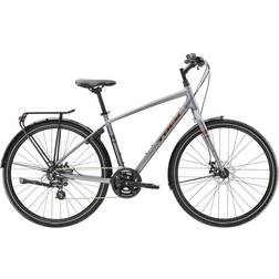 Trek Verve 1 Equipped Hybrid Bike 2023 Galactic Grey
