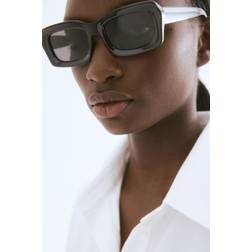 H&M Rektangulære Solbriller - Sort
