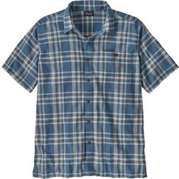 Patagonia A/C Shirt Skjorta Herr Bloom - Grå/Blå
