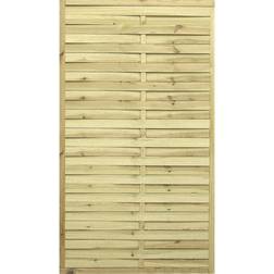 Hornbach Tryckimpregnerad Skärmvägg Solid 180x100cm, natur 180x130cm