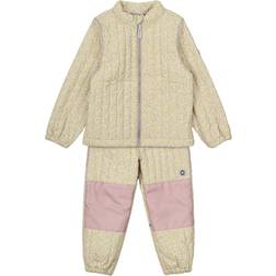 Mikk-Line Child's Thermal Set AOP - Rose