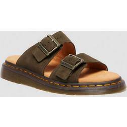 Dr. Martens Josef - Unisex - Mørke Olivengrønne Sliders