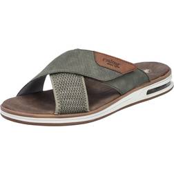 Rieker Heren Slippers - Groen