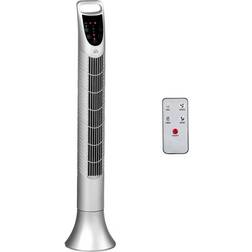 Homcom Led 36 Inch Tower Fan 70° Oscillation 3 Speed Remote Controller