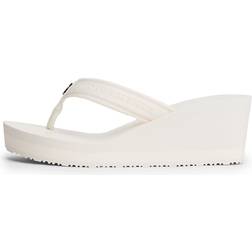 Tommy Hilfiger Stripe Logo Webbing Wedge Flip-Flops