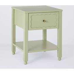 John Lewis Wave 1 Drawer Bedside Table