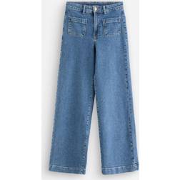 Lindex WIDE Jeans Med Hög Midja