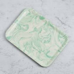 Dunelm Marble Effect Green Serving Tray