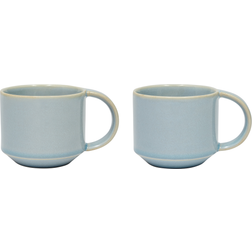 OYOY Yuka 2-Pack Ice Blue Mug 2pcs