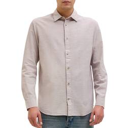 Jack & Jones Jjesummer Shirt Ls Sn Greige
