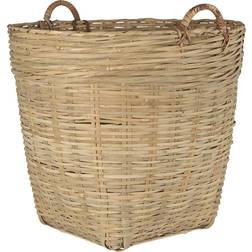 Ib Laursen Vietnamkurv Bambus M/hanke Brun 56 D:65 cm Kurv