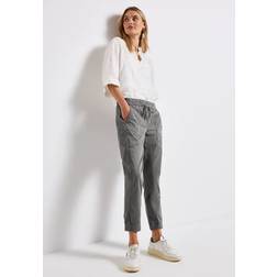 Street One Frauen Hose im Loose Fit - Grau