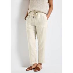 Street One Frauen Paperbag Hose - Beige