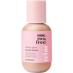 One.two.free! Hudvard Ansiktsvard Glow Drops 02 Bronze 30 ml 30ml