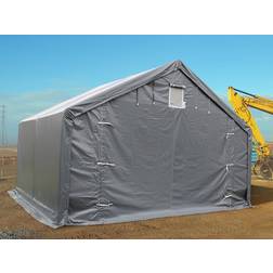 Dancover Storage Shelter PRO 4x4x2x3.1 m PVC Grey
