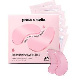 Grace & Stella Vegan Cruelty-Free Pink Under Eye Mask 48 Pairs