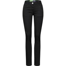 Cecil Damen Jeans im Casual Fit - Schwarz