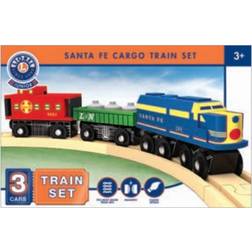 Lionel MasterPieces Wood Train Set Santa Fe Cargo 3 Piece