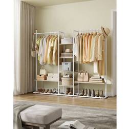 Borough Wharf Clothing 163.6cm Beige 59.9cm L Clothes Rack