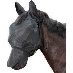 Weatherbeeta Comfitec Double Dart Deluxe Fly Mask With Ears And Nose - Black