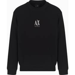 Armani Exchange Crewneck Sweatshirt With Embroidered Logo