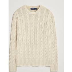 Polo Ralph Lauren Cotton Cable Knit Jumper - Natural