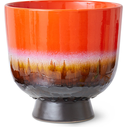 HKliving Retro Blomsterkrukke Ø20,5 cm Cherry Red Krukke