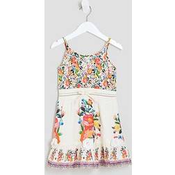 River Island Mini Girls Del Maar Floral Dress - White