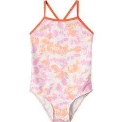Name It Badedragt - Lyseorange/Eosin/Pastelpink/Hvid