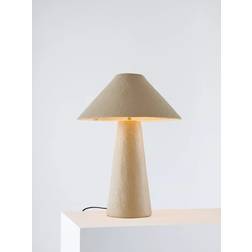 John Lewis Sculptural Textured XL Taupe Table Lamp