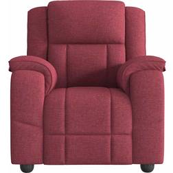 vidaXL Massageliege Weinrot Stoff Massagesessel