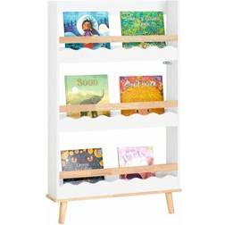 SoBuy Children Kids Bookcase Book Shelf KMB77-W
