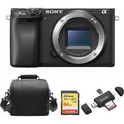 Sony A6400 Body Black 64GB SD Card Camera Bag Memory Card Reader