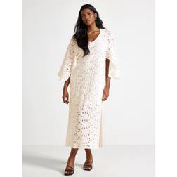 Lindex Maxiklänning Med Broderie Anglaise