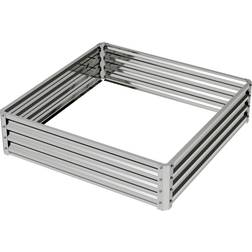 OutSunny Odlingslåda Galvaniserat Stål Silver 120 x 120 x 30 cm