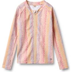 Wheat Ada Long Sleeve Swim T-Shirt - Multi Rainbow