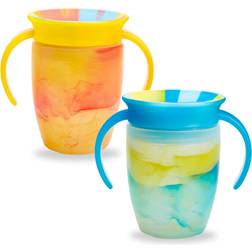 Munchkin Miracle 360 6+ Month 7oz Baby Sippy Cups 2-Pack
