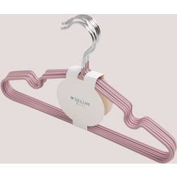 Sklum Set Of 6 Kids Hangers Anttal Pink