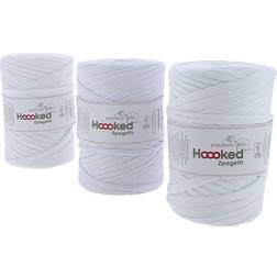 Hoooked Zpagetti Medium Tricotgarn 450 g Hvid ZP004-2