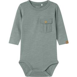 Name It Nbmhowel LS Body - Slate Gray