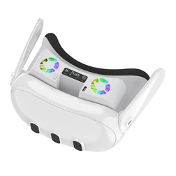 Maschera Occhiali VR Shade Con Luci RGB Per 3 Persone Bianca